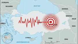 Земјотрес со јачина од 5,6 степени по рихтер ја погоди Малатија, источна Турција