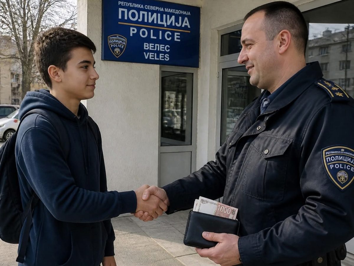 14-годишник од Велес пронајде 46.000 денари, ги предаде во полиција – вратени кај сопственикот