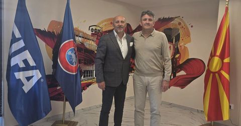 Босанскиот амбасадор во посета на ФФМ пред пријателскиот меч во Сараево