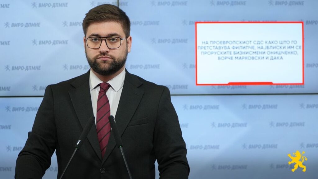 Манасиевски: СДСМ е антипод на Европа и е полна со корупција и криминал