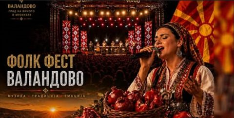„Фолк Фест Валандово 2026“ на 26 и 27 мај
