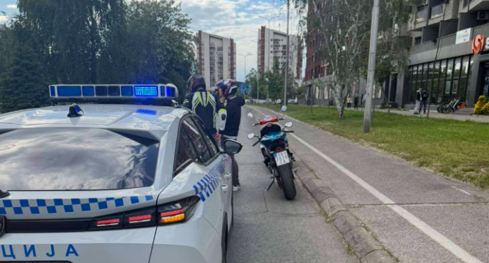 Санкционирани 113 возачи на мотоцикл во акциска контрола на СВР Скопје