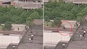 (ВИДЕО) Момче (14) пропадна низ покривот на поранешна фабрика во Белград – има тешки скршеници