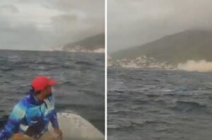(ВИДЕО) Рибар го снимил моментот на земјотресот во Венецуела
