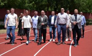 Реализиран уште еден инфраструктурен проект на Министерството за спорт – Велес доби современа атлетска патека по ИААФ стандарди