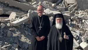 Ерусалимскиот патријарх и кардиналот во Ерусалим ја посетиле Газа