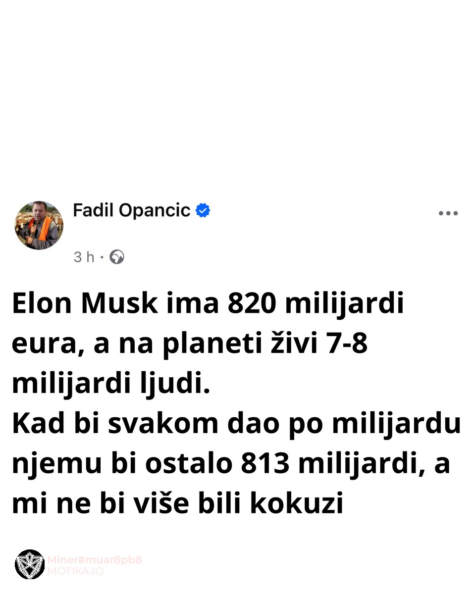 Супер ти е идејава, ама не за на оваа планета. На Илон Маск не му одговара баш