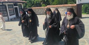 Иларион и Никола во Св. Прохор Пчињски на средба со Пахомије