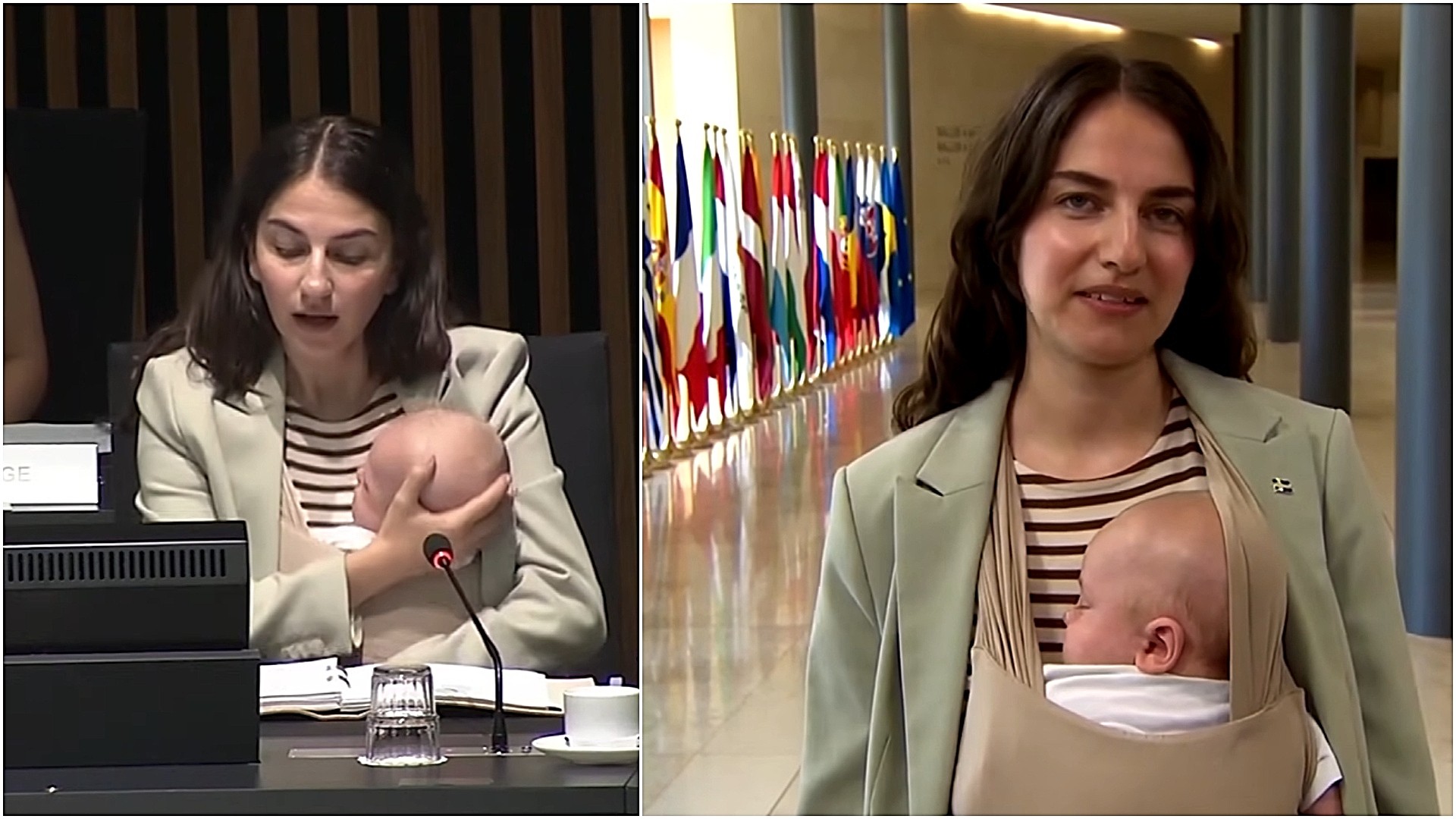 Шведска министерка со 3-месечното бебе дојде на состанок на ЕУ: „Мајките не мора да бираат меѓу кариера и семејство“