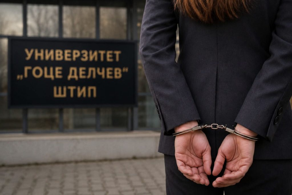 Професорка од Штип барала поткуп од 300 евра за студент да положи испит, полицијата ја уапсила