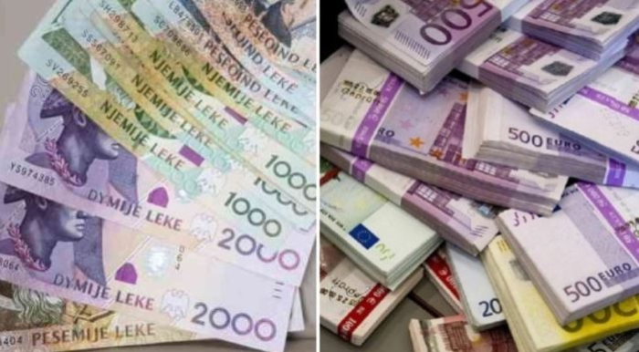 Албанскиот лек со рекордно највисока вредност во однос на еврото