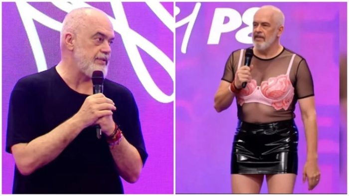 РАМА ВО ВИДЕО КАКО ТРАВЕСТИТ: „Кој и да го направил, секоја му чест“, напиша Рама под објавата и плаче од смеење