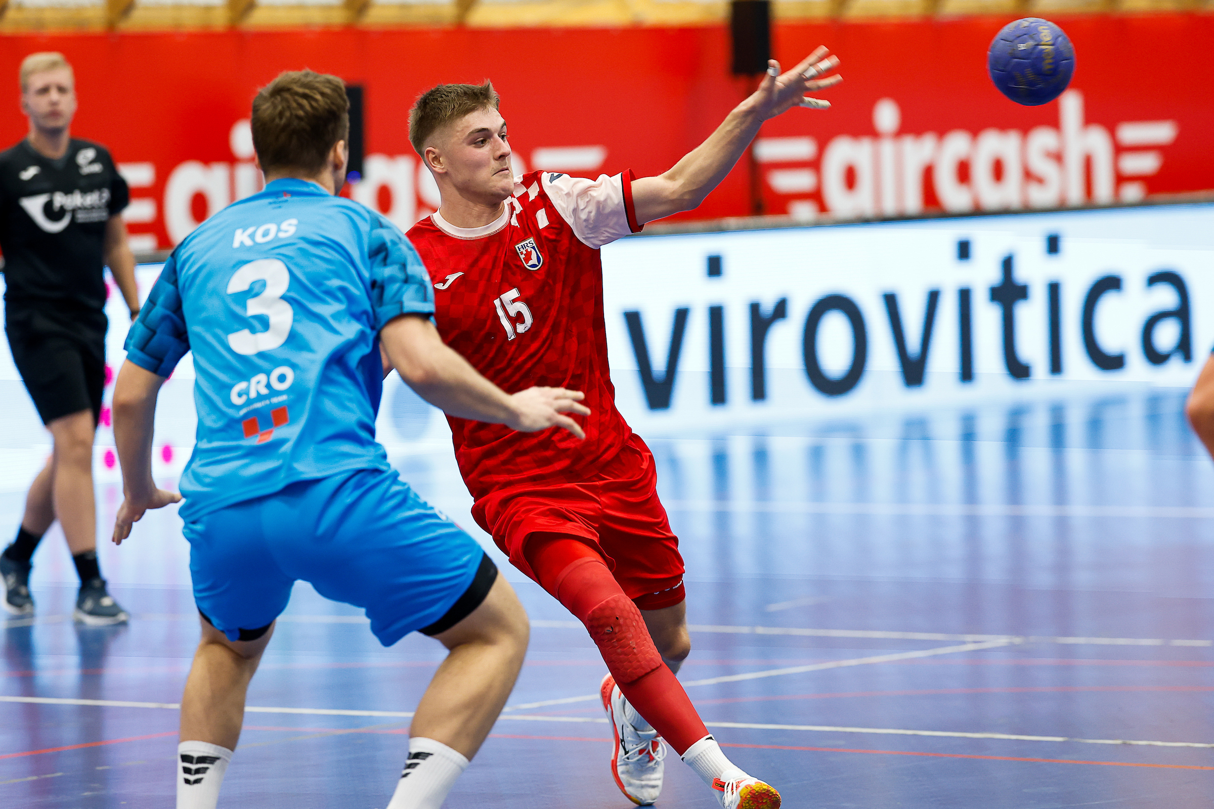Хрватска со играчи од Рајн Некар и Фуксе Берлин против Македонија на ЕП