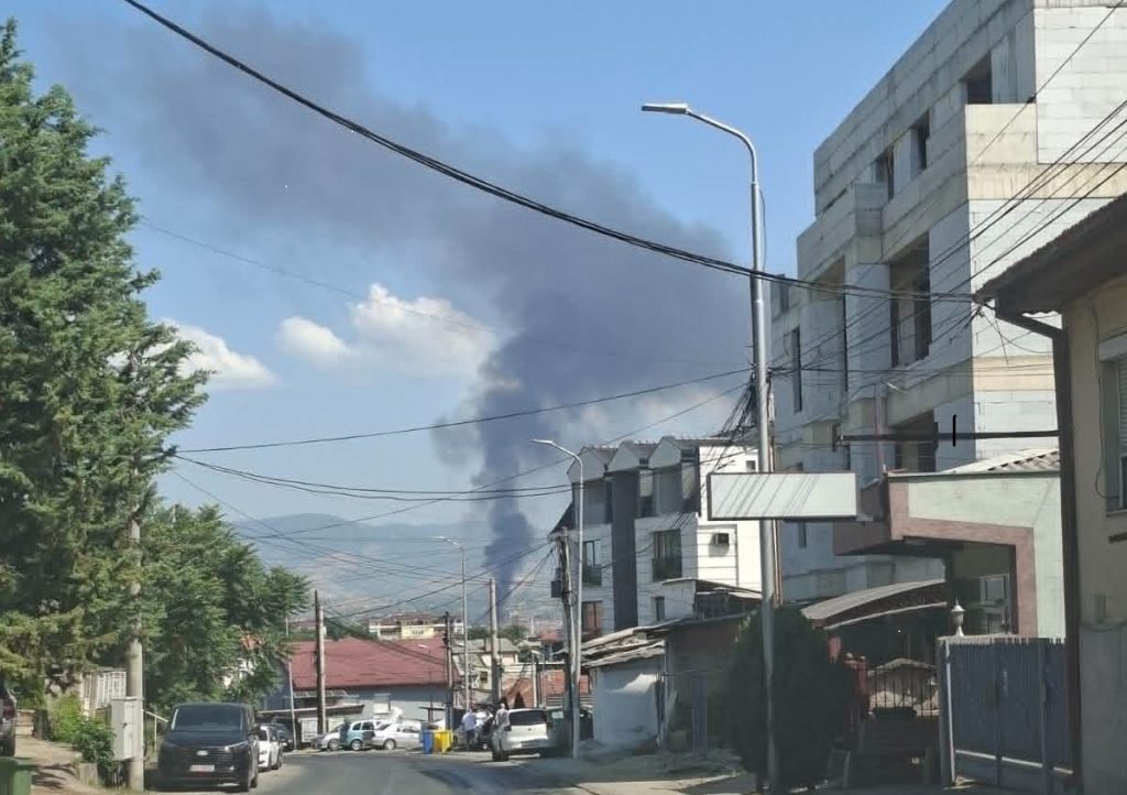 (ФОТО) Пожар во близина на стовариште во Шуто Оризари – се шири кон куќите