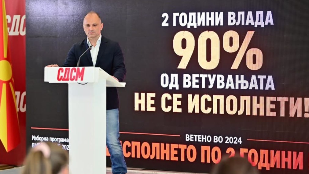 „Наместо зголемен стандард, зголемена сиромаштија“: Филипче тврди по 2 години реализирани се само 10% од ветувањата