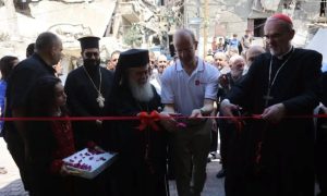 Ерусалимскиот патријарх и католичкиот кардинал во Газа отворија болница