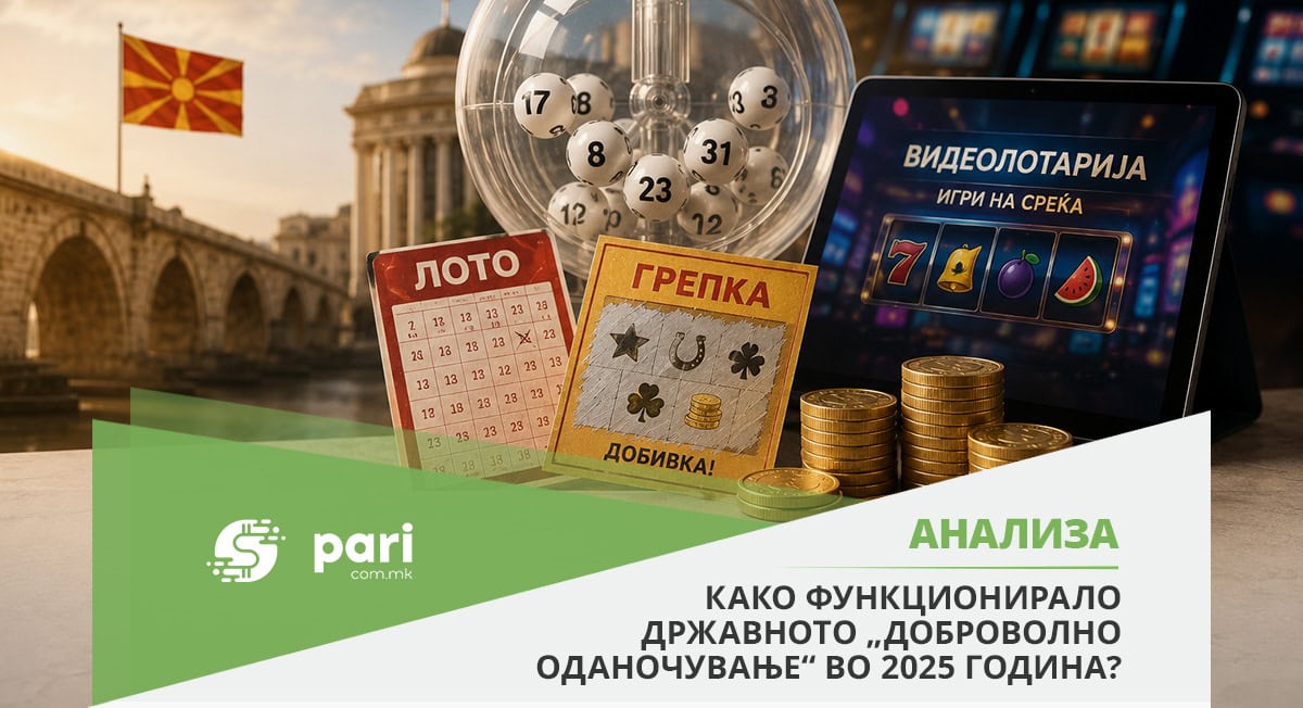 ДРЖАВНАТА ЛОТАРИЈА И ВИДЕОЛОТАРИЈА СО ПРИХОД ОД 129,6 МИЛИОНИ ЕВРА: Каде одат парите?