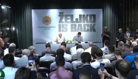 „Zeljko is back“: Обрадовиќ претставен во Панатанаикос (ФОТО)