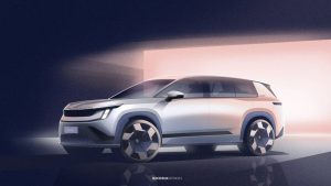 Шкода првпат го прикажа електричниот седумсед Епик
