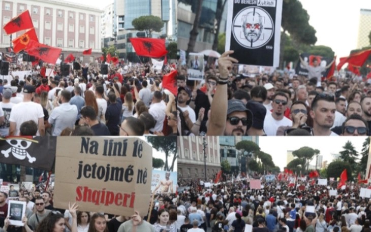 Најголем протест досега во Тирана против проектот „Зврнец“ на фирмата на Кушнер