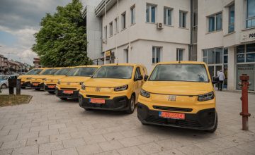 Шест нови возила за Пошта во Охрид и Струга, за подобра и побрза достава за граѓаните