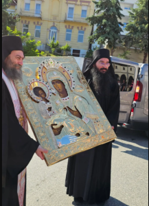 Иконата од Хиландар што беше донесена во Штип е дар на семејството Мијалкови