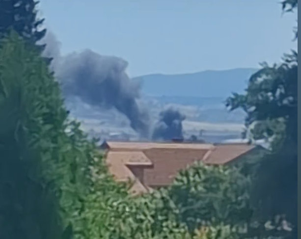 Пожар во скопско Булачани: Запалена сува трева во близина на црквата „Свети Никола“