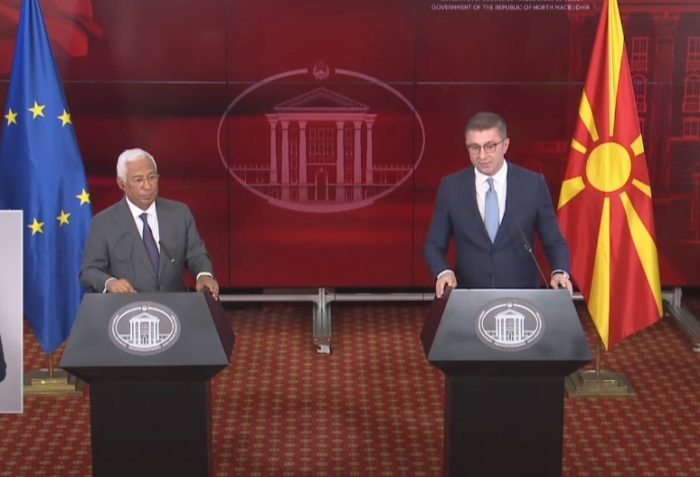 БАЛКАНСКА ТУРНЕЈА НА ПРЕТСЕДАТЕЛОТ НА ЕС: Антонио Кошта денеска попладне во Скопје на средба со премиерот Мицкоски