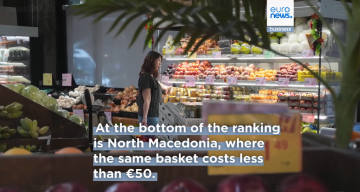 МАКЕДОНИЈА НАЈЕФТИНА ВО ЕВРОПА: Евростат пресмета дека истата потрошувачка кошница кај нас чини речиси четири пати помалку отколку во Исланд