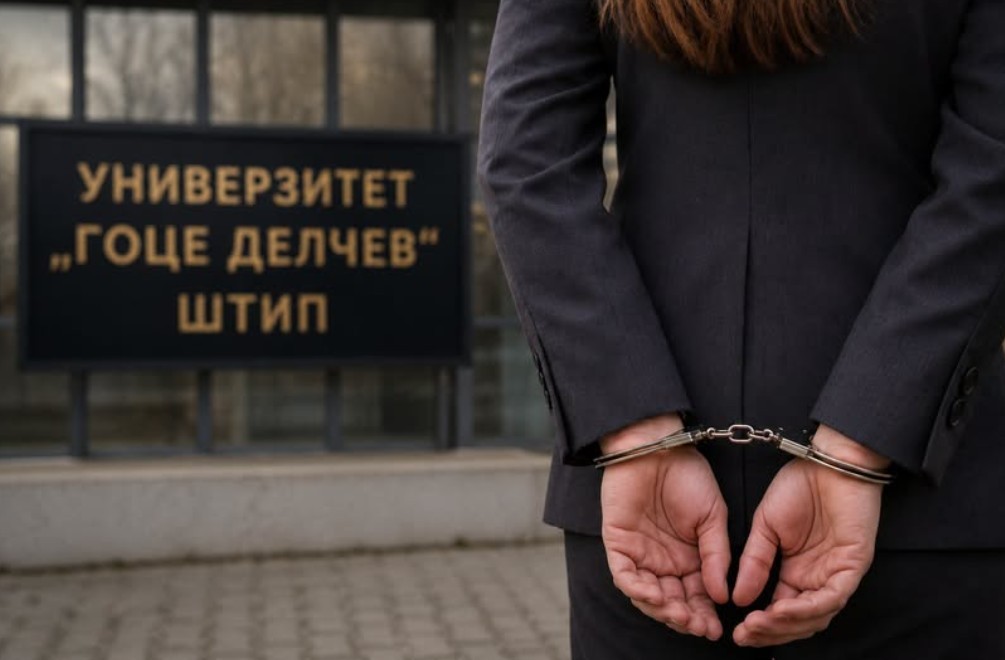 ПРОФЕСОРКА ОД ФАКУЛТЕТОТ ВО ШТИП УАПСЕНА ЗА МИТО – фатена со одбележани банкноти