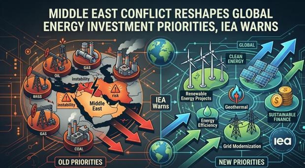 IEA: Судирот на Блискиот исток ги менува приоритетите при изборот на енергетски проекти и партнери
