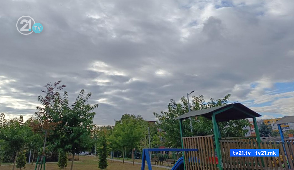 Нестабилно време со дожд, грмежи и засилен ветер