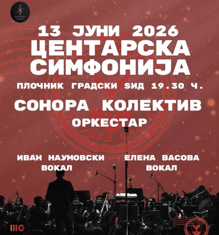 Kонцертна манифестација „Центарска Симфонија“ на Плочник – Градски Ѕид