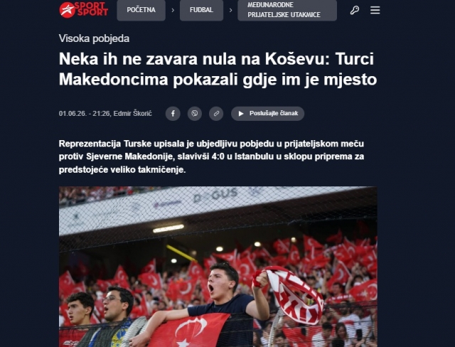 Босанците ни фатија сеир: Турција им покажа на Македонците каде им е местото (ФОТО)