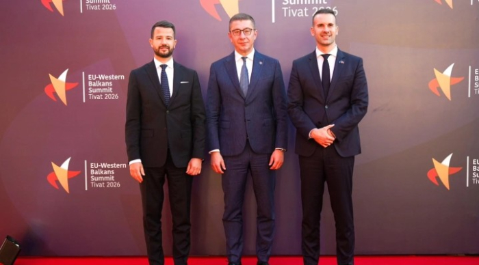 Премиерот Мицкоски на Самитот ЕУ- Западен Балкан во Тиват