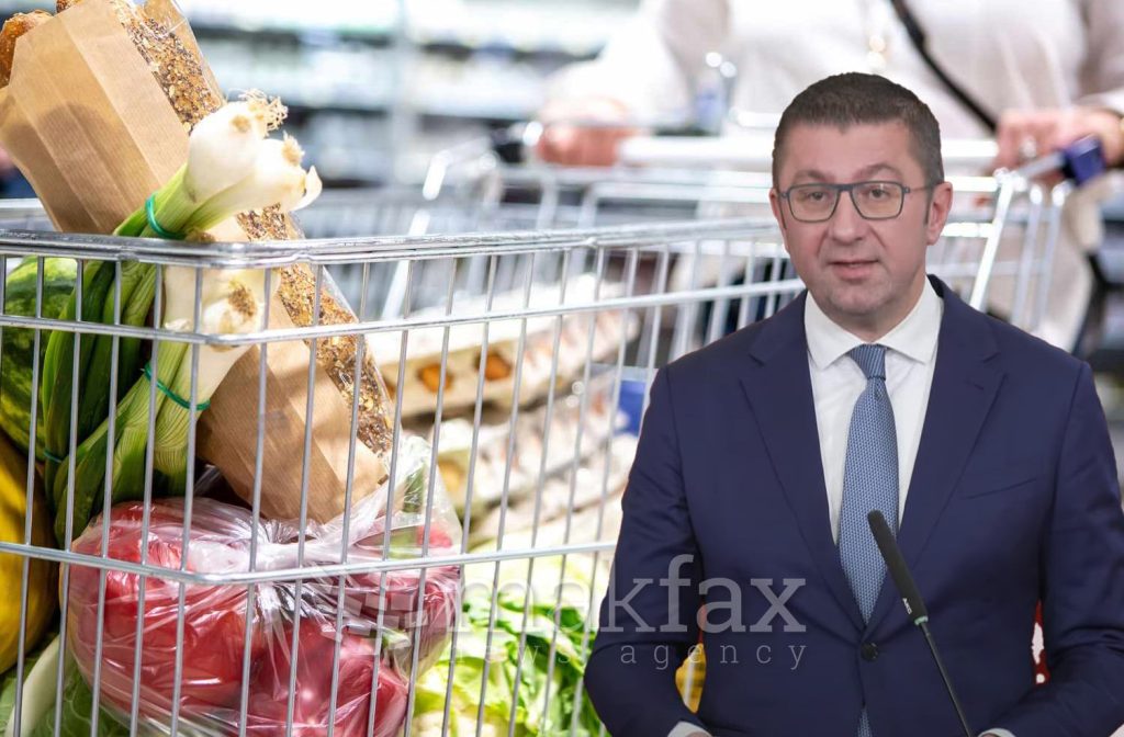 Мицоски лично работи на цените на храната: ќе одиме ако треба фактура по фактура, еден по еден производ