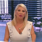 (Фото) Фустанот ѝ се вее на ветрот, сопругот ја гушка по трудничкиот стомак – водителката Деа Ѓурѓевиќ ужива на море
