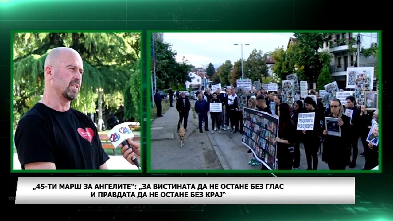 45-ти Марш за ангелите: „Полицијата со непостапување е највиновна за смртата на нашите деца“