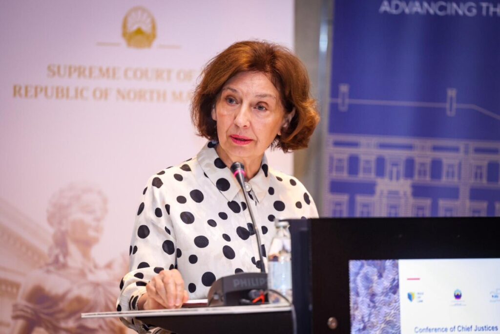 Сиљановска-Давкова: На судството му се потребни храбри судии отпорни на политички притисоци