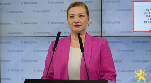 ВАСИЛЕВСКА: За СДС патот до ЕУ води преку бегање од работни групи и негласање за реформски закони?