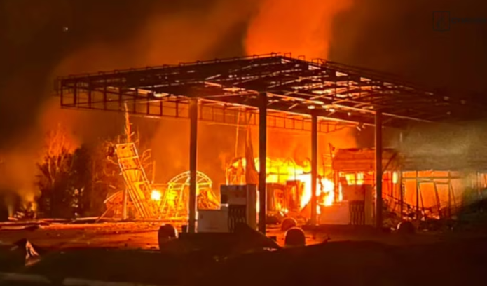 Украина погоди фабрика за оружје во Русија, додека Москва започна масовен напад со дронови