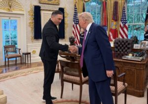 Александар Усик се сретна со Доналд Трамп