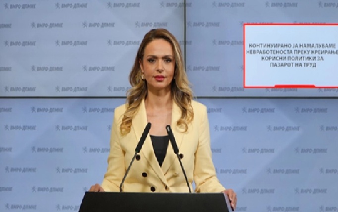 ПАНОВА: Континуирано ја намалуваме невработеноста преку креирање корисни политики за пазарот на труд