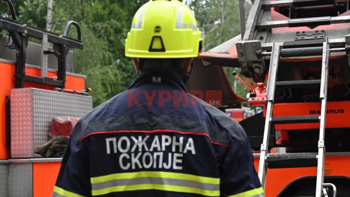 Пожарникар побарал медицинска помош по гаснење на пожар во Гевгелија