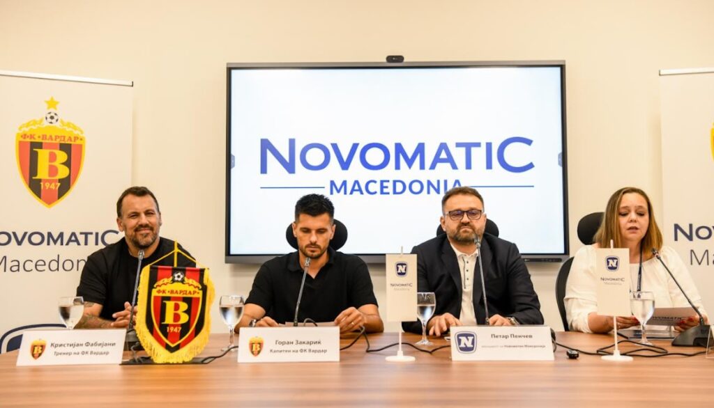 Шампионите продолжуваат заедно: Новоматик Македонија и во следната фудбалска сезона останува генерален спонзор на ФК Вардар