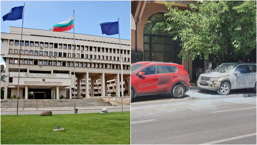 Бугарското МНР го повика в.д. амбасадорот на С Македонија во Софија за случајот со палењето на дипломатските возила