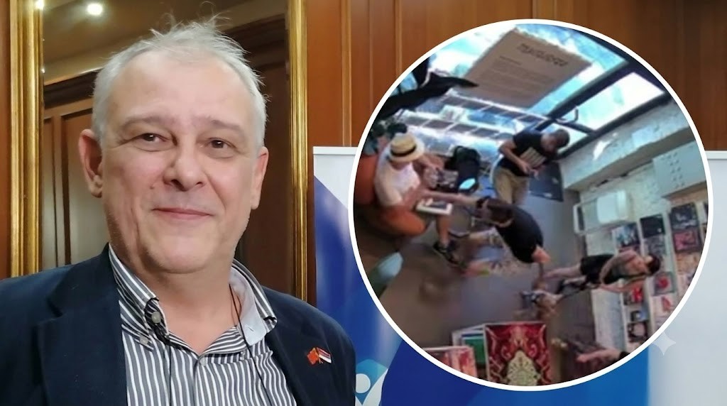 (ВИДЕО)„НЕ ВЕРУВАВ ДЕКА ОВА МОЖЕ ДА МИ СЕ СЛУЧИ ВО БЕЛГРАД“: Нападнат дописникот на Македонската телевизија од Србија, Оливер Бранковиќ