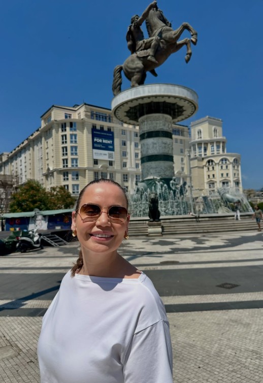 Јелена Докиќ е во посета на Македонија