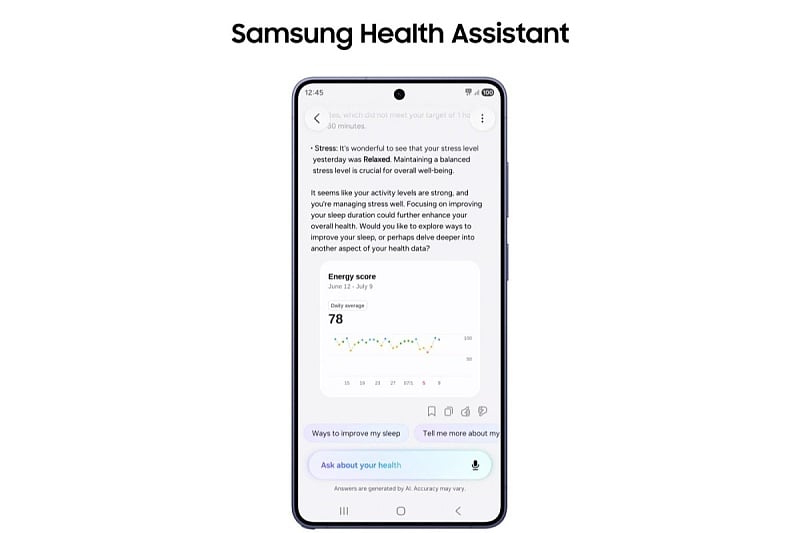 Samsung го претстави Health Assistant, асистент за здравје напојуван со вештачка интелигенција