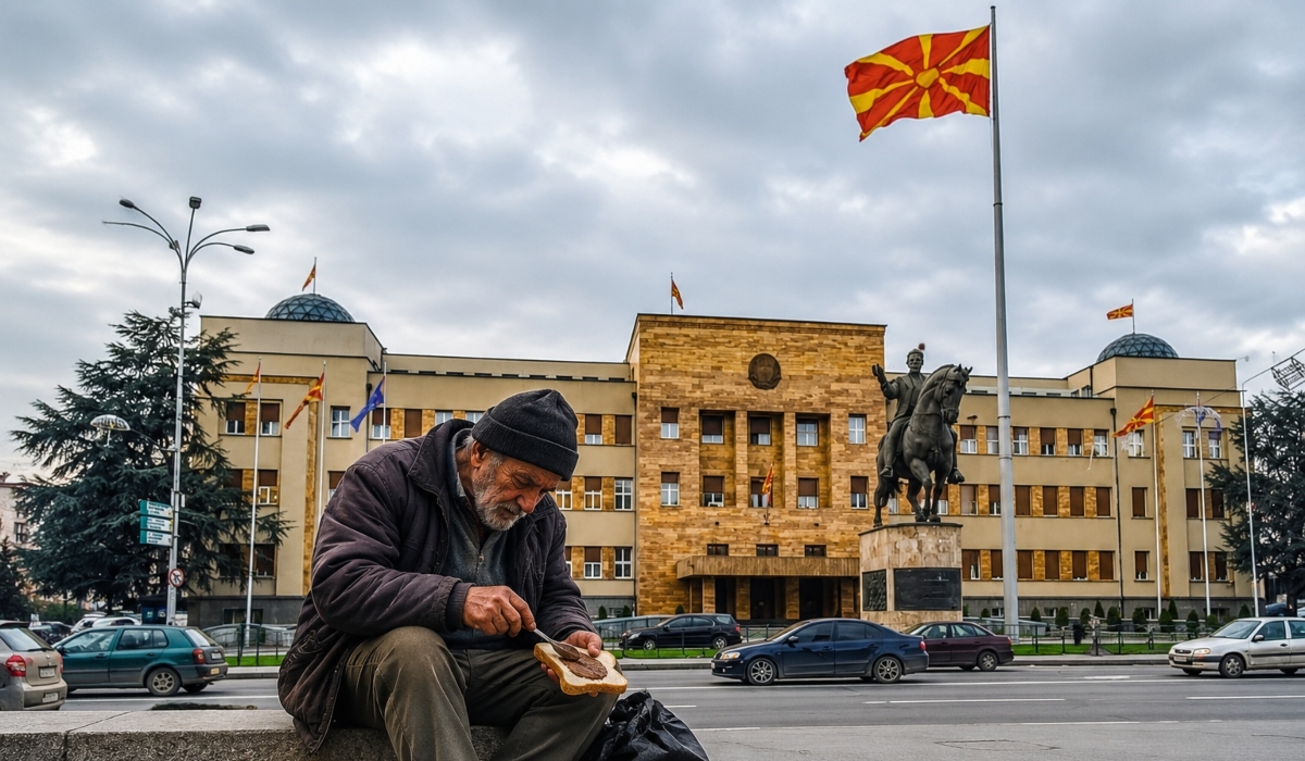 Премиерот начекал пензионер како мачка нешто на парче леб пред Собрание (виц)